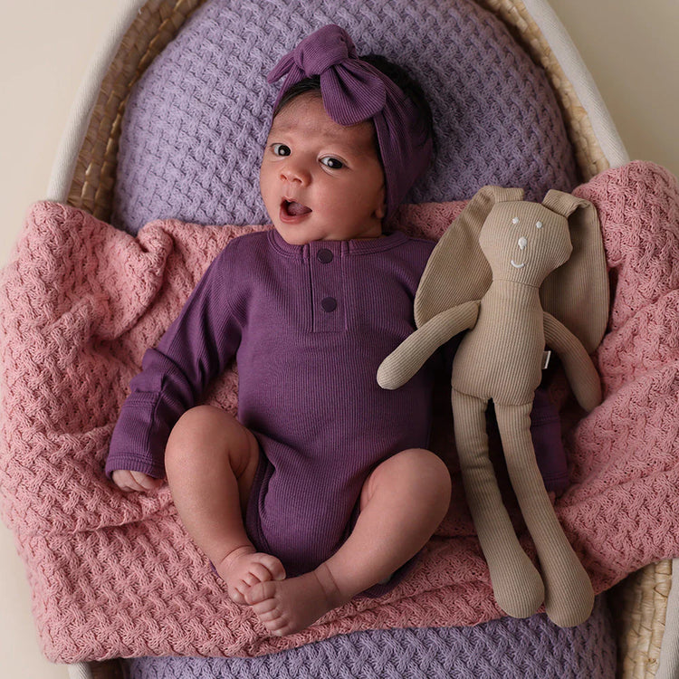 Mulberry Long Sleeve Organic Bodysuit