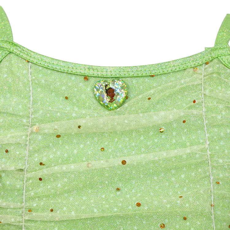 Disney Princess Tiana Sparkling Ruched Tutu Dress