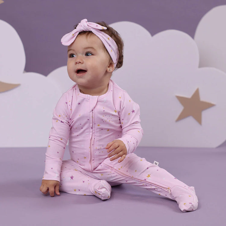 Twinkle Organic Snuggle Sleepsuit Zip Footie