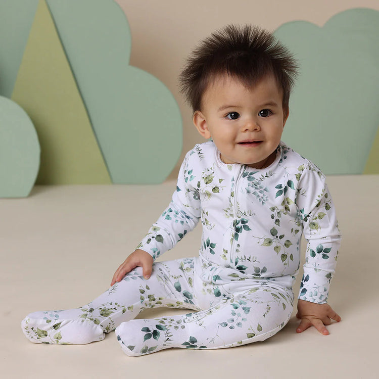 Eden Organic Snuggle Sleepsuit Zip Footie