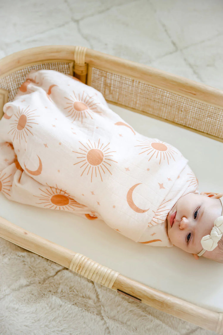 Cotton and Bamboo Swaddle