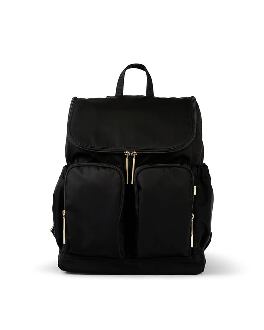 Signature Nappy Backpack - Black Nylon