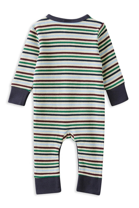 Heritage Waffle Henley Romper