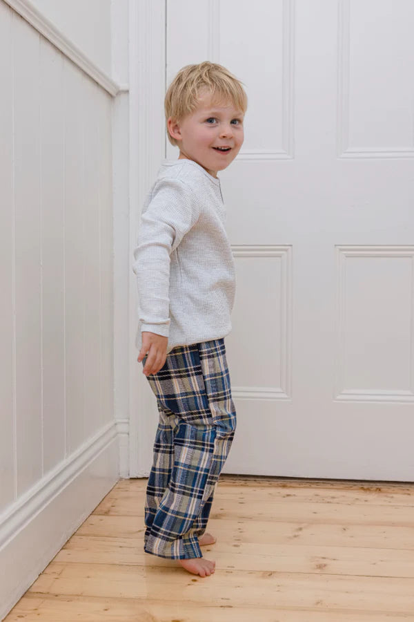 Chester Check PJ's - Navy