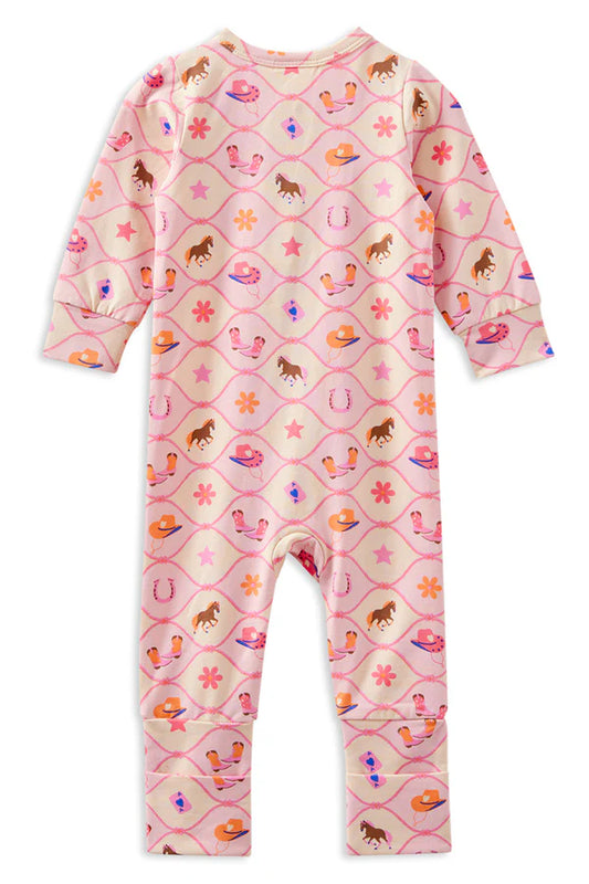 Rodeo Dreams Zip Romper
