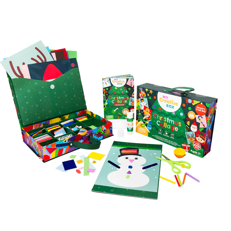 Christmas Collage Sensory Activity Box