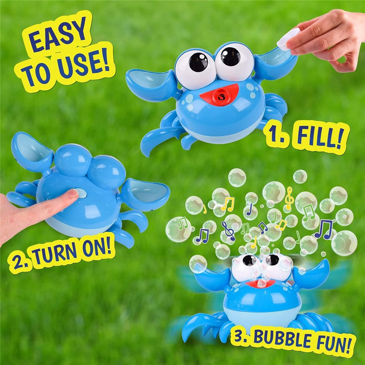 Maxx Bubbles Dancing Crab Bubbler - Blue