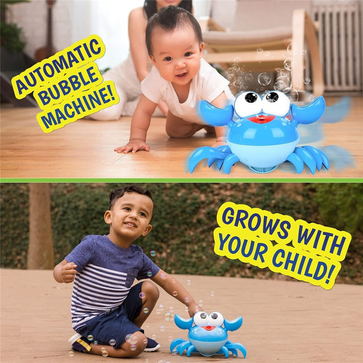 Maxx Bubbles Dancing Crab Bubbler - Blue