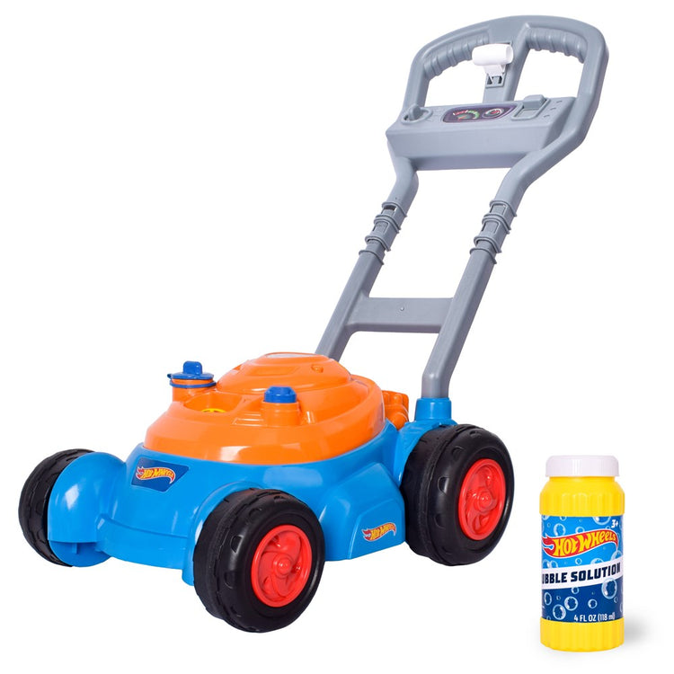Hot Wheels Bubble N Go Mower Blue / Orange With 4oz Bottle