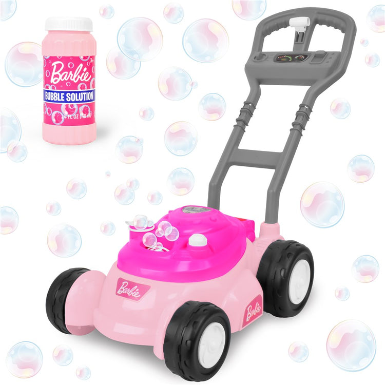 Barbie Bubble N Go Mower Pink With 4oz Bottle