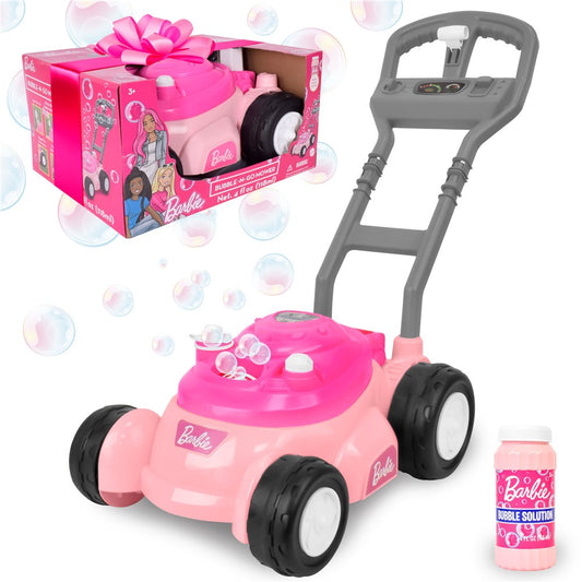 Barbie Bubble N Go Mower Pink With 4oz Bottle