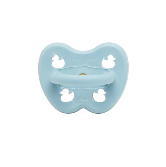 Hevea | Round Pacifier | Baby Blue | 0-3 Months