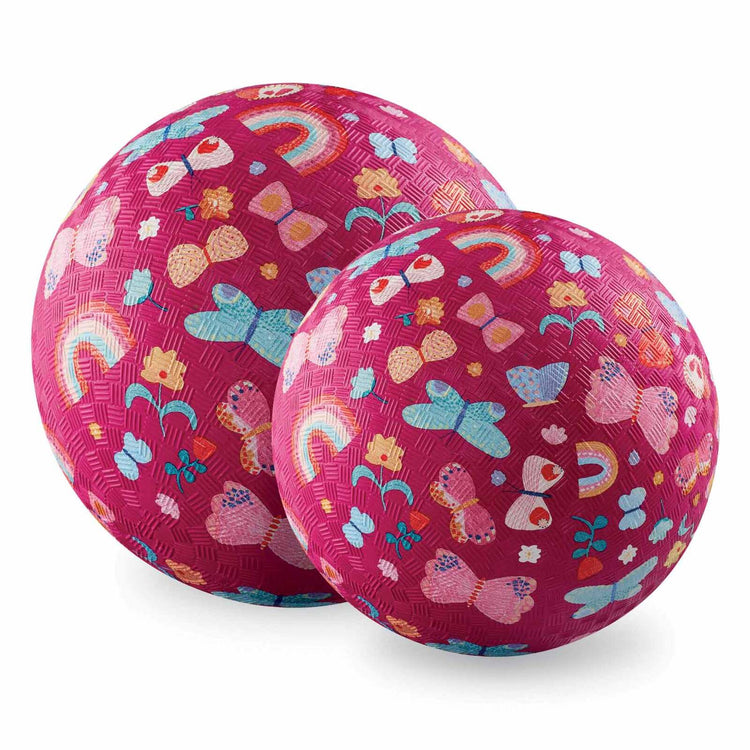 5 Inch Playground Ball - Butterfly Fields (Pink)