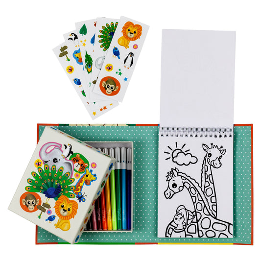 Colouring Set - Zoo