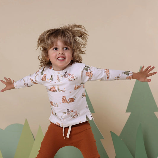 Bears Organic Long Sleeve Top
