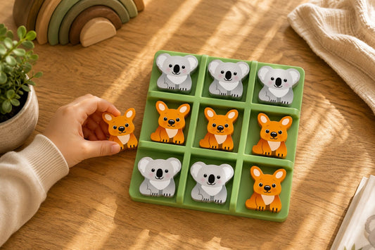 Bush Buddies Tic Tac Toe - Koala & Kangaroo