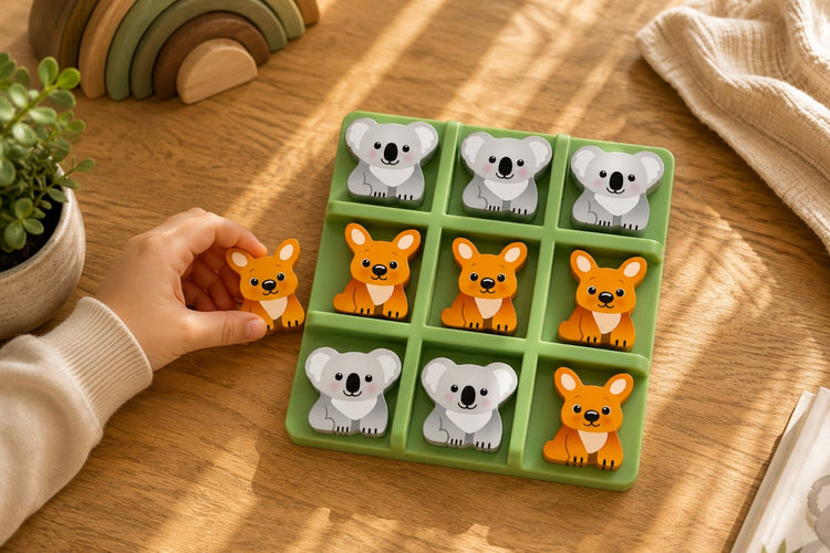 Bush Buddies Tic Tac Toe - Koala & Kangaroo