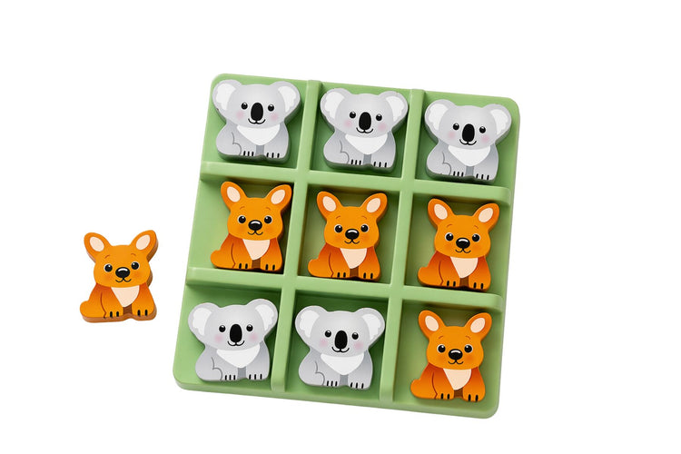 Bush Buddies Tic Tac Toe - Koala & Kangaroo