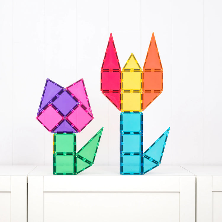 Connetix Tiles - Bright Starter Pack - 56 Piece