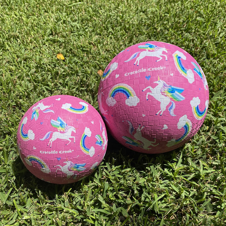 7 Inch Playground Ball - Unicorn Rainbow