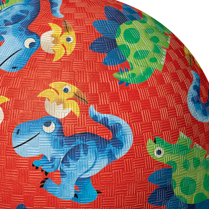 7 Inch Playground Ball - Dino Friends (Red)