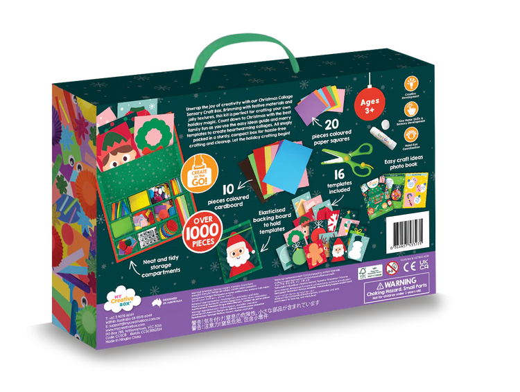 Christmas Collage Sensory Activity Box