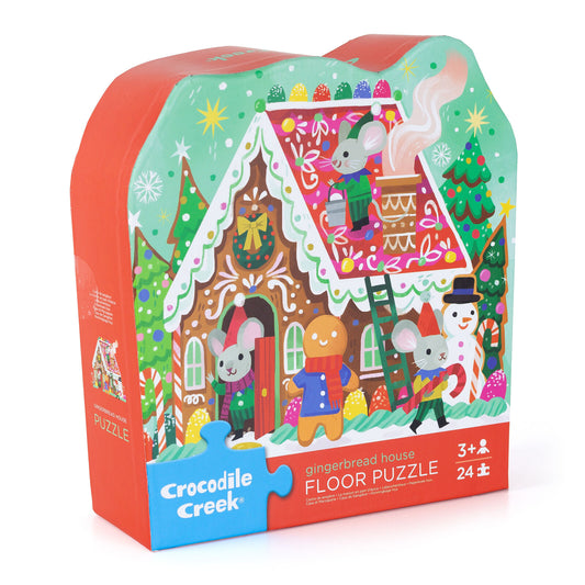 Classic Floor Puzzle 24 pc - Gingerbread House
