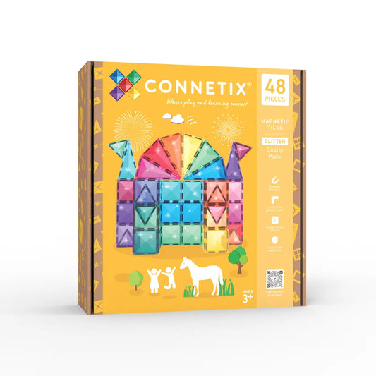 Connetix Tiles - Glitter Castle Pack 48 pc