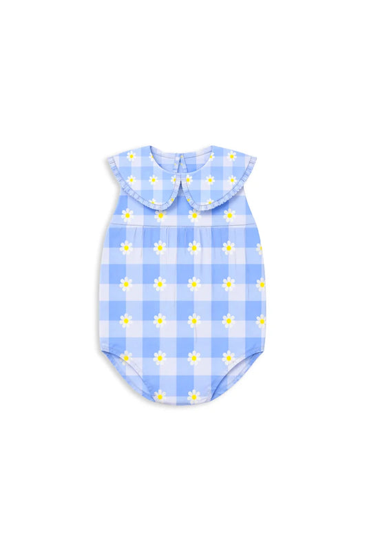 Daisy Check Playsuit