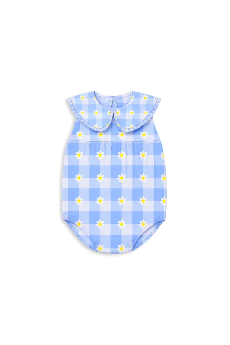 Daisy Check Playsuit