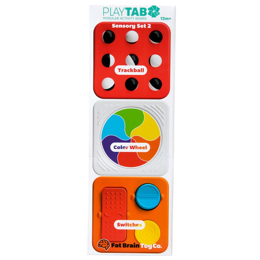 PlayTab Sensory Set 2 - Trackball Tile, Colour Wheel, Switches Tile