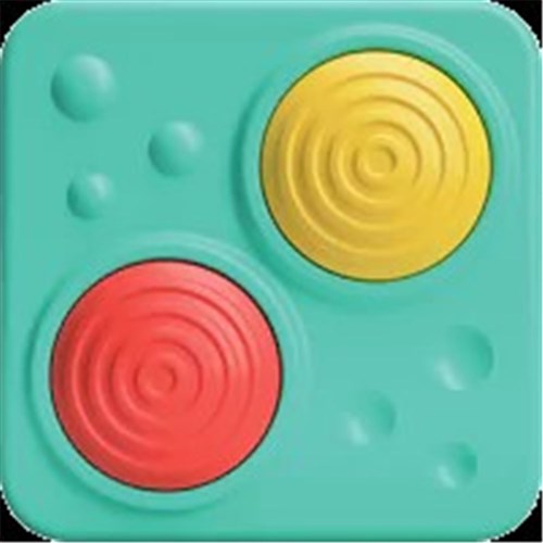 PlayTab Sensory Set 4 - Gears, Lenticular, Squeaker Tile