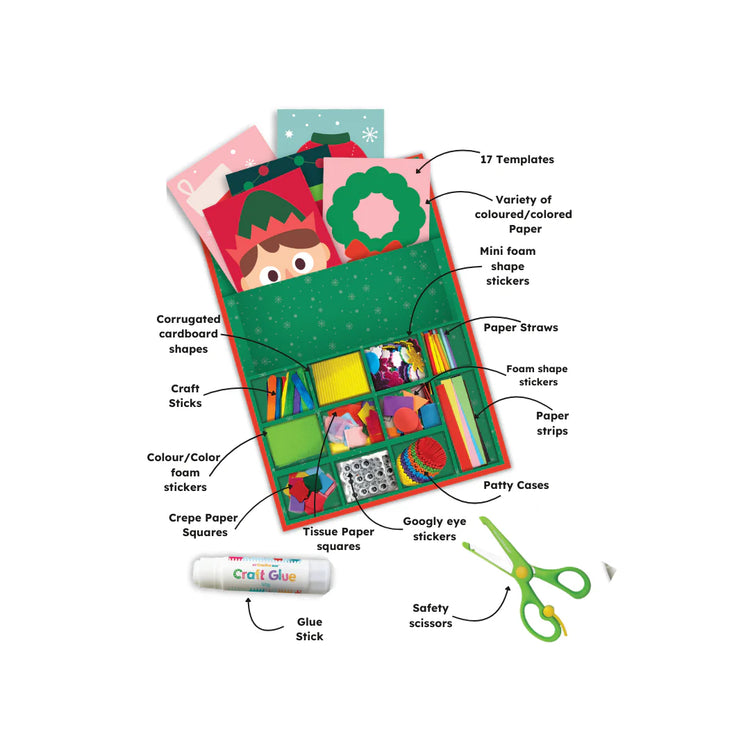 Christmas Collage Sensory Activity Box