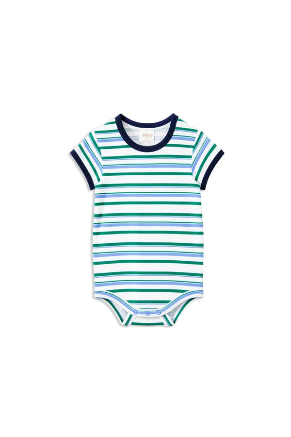 Green Stripe Bubbysuit