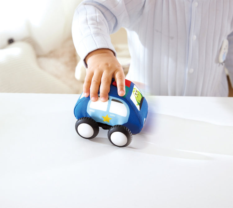 Pull-Back Plush Car Set