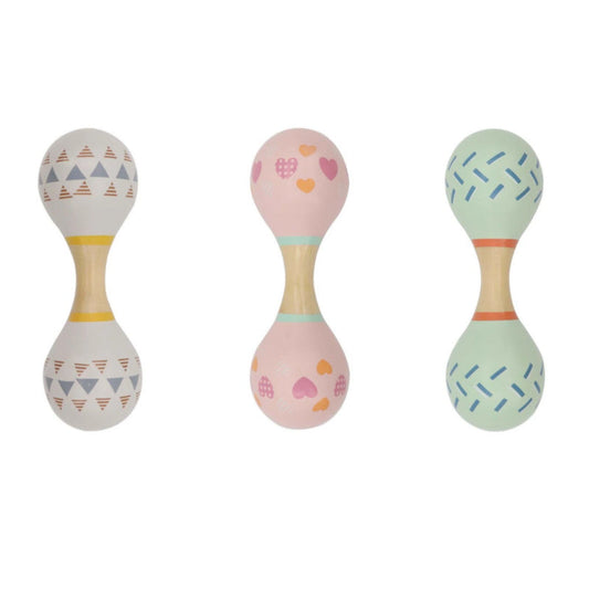 Maraca Rattle Double Ended