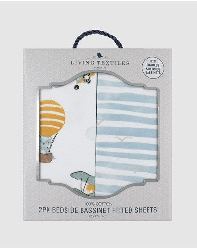 Living Textiles Bassinet Fitted Sheets