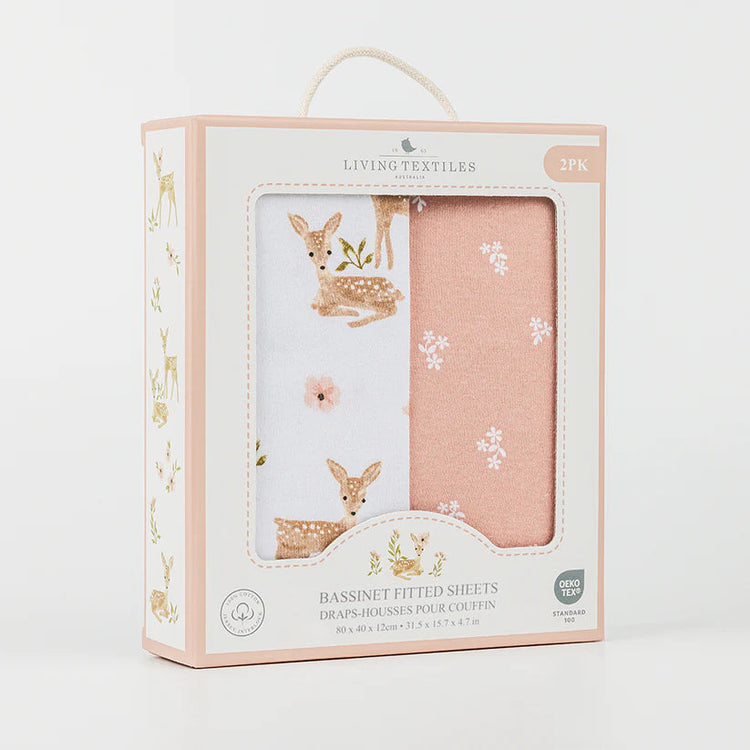Living Textiles Bassinet Fitted Sheets