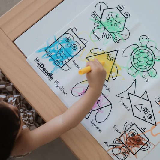 My First Shapes Colouring & Doodle Mat