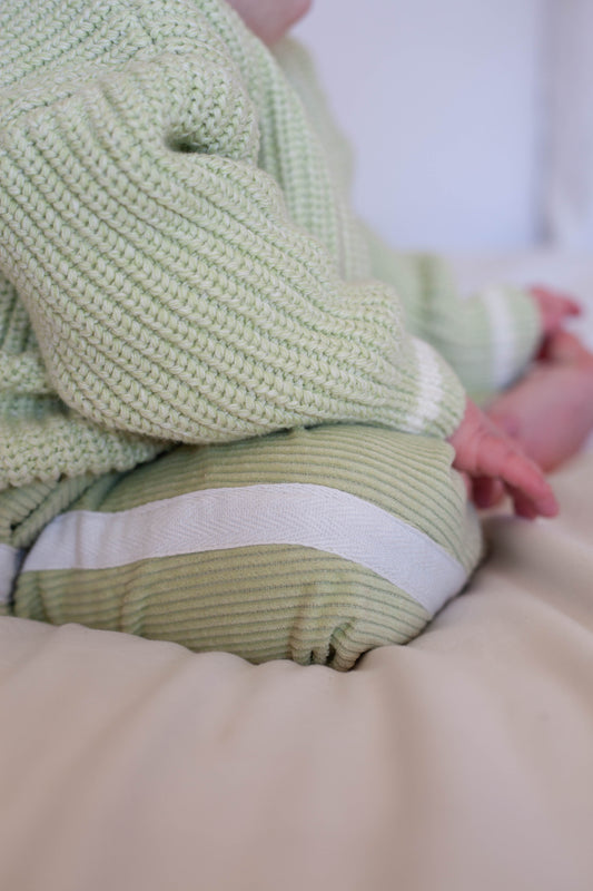CORD PANTS | LIME 3-6M