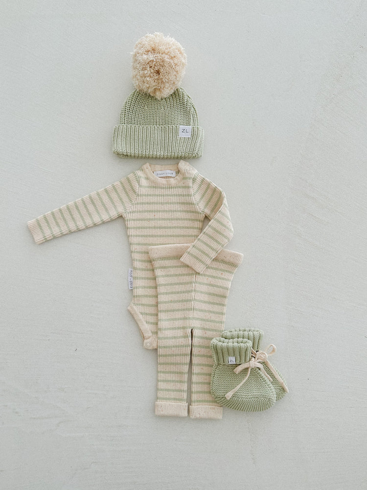 LEGGINGS | BISCOTTI STRIPE 3Y
