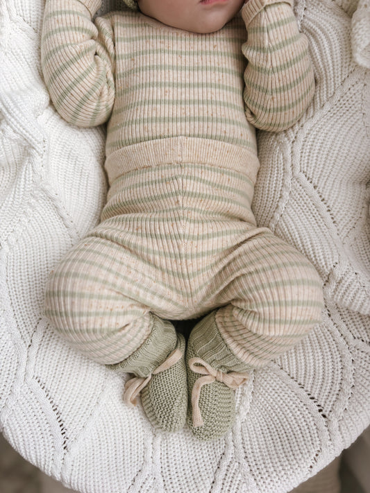 LEGGINGS | BISCOTTI STRIPE 3Y