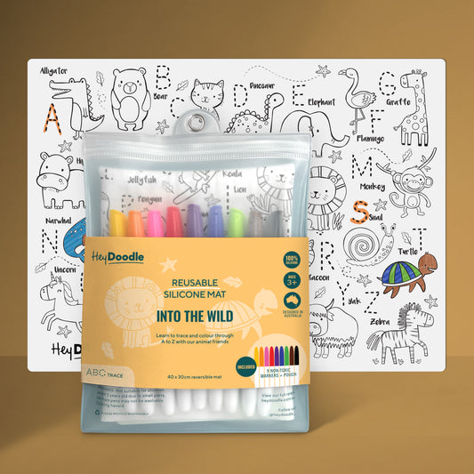 Into the Wild Reusable Silicone Colouring Mat
