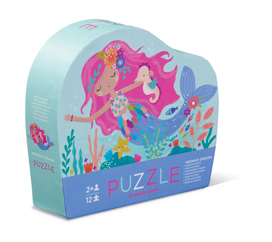 12 Piece Mini Puzzle - Mermaid Dreams