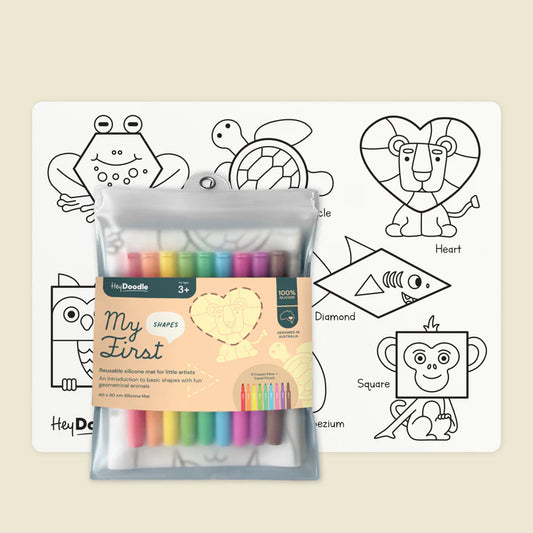 My First Shapes Colouring & Doodle Mat