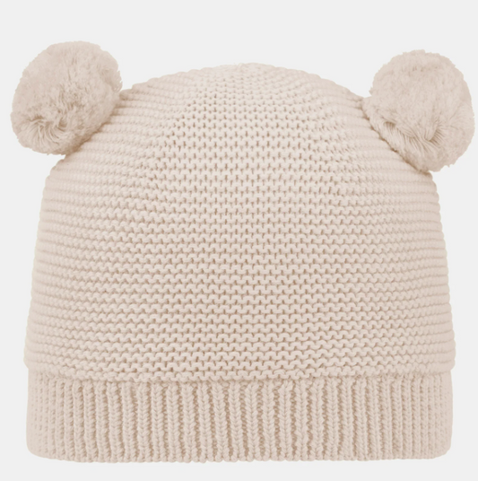 Organic Beanie Snowy Oatmeal
