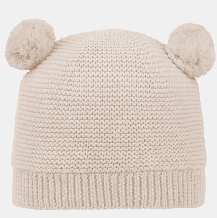 Organic Beanie Snowy Oatmeal