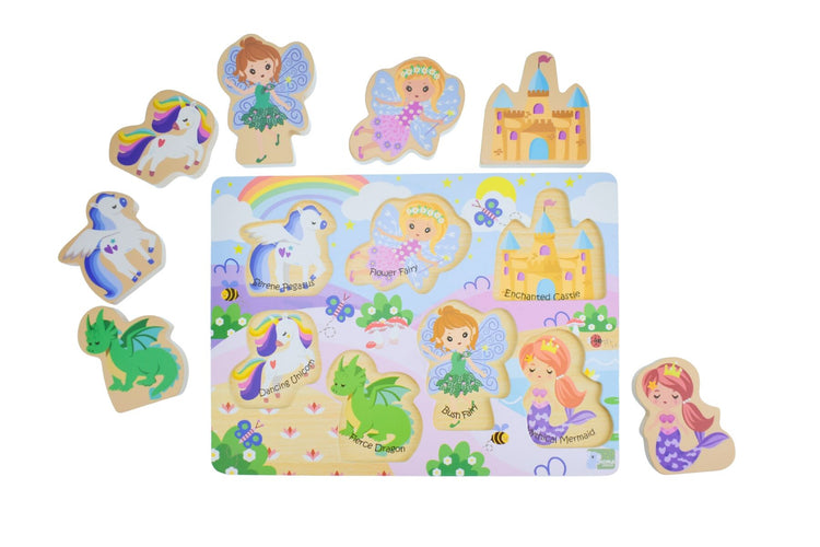 Fantasy Fairytale Wooden Chunky Puzzle