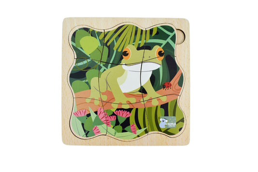 Bush Buddies Life Cycle Layer Puzzle - Frog