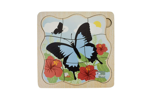 Bush Buddies Life Cycle Layer Puzzle - Butterly